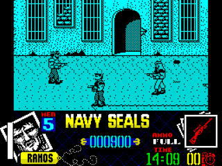 Navy SEALS screenshot 3 for ZX Spectrum